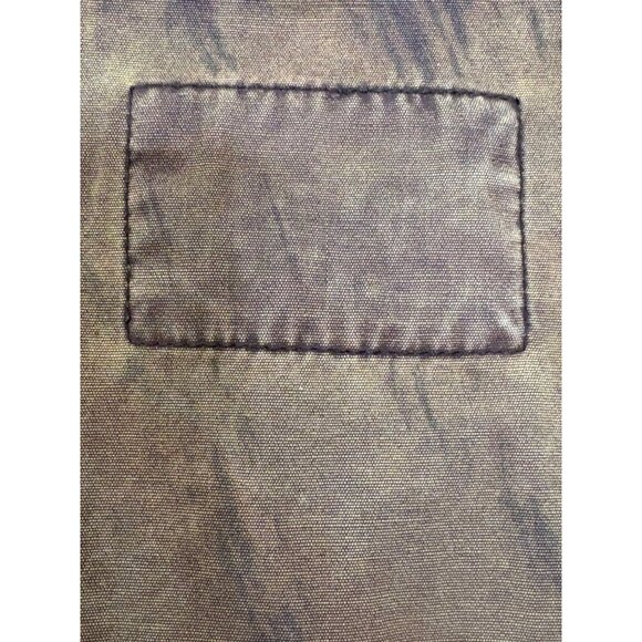 Marithe Francois Girbaud Denim Sz S Jacket MFG Logo Light Chocolate Rockabilly - Picture 11 of 13